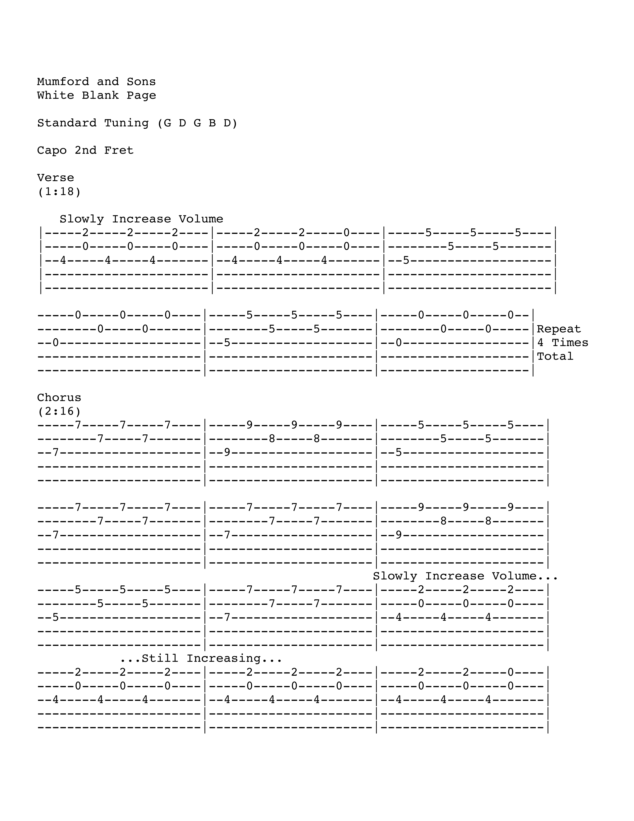 mumfordsonswhiteblankpage happybanjodude